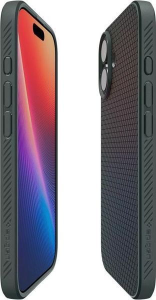 Чохол Spigen для iPhone 17, Liquid Air, Abyss Green (ACS10371) 395512 фото