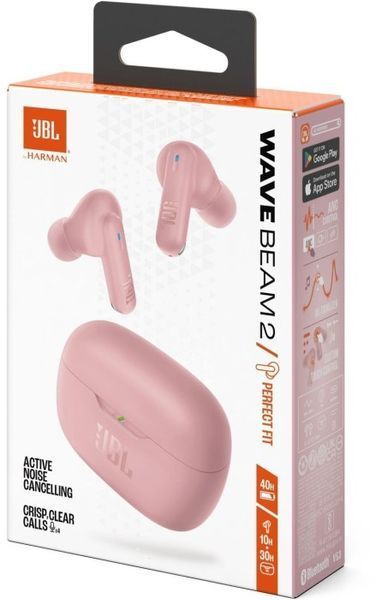 Навушники JBL Wave Beam 2 (JBLWBEAM2PIK) Pink 327832 фото