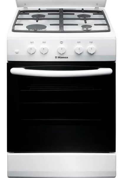 Плита Hansa газова, 56л, 50x60см, чавун, білий 394790 фото