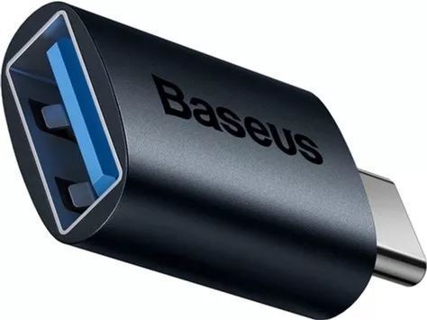 Адаптер Baseus Ingenuity Series Mini OTG Adaptor Type-C To USB-A 3.1 (ZJJQ000003) Blue 260603 фото