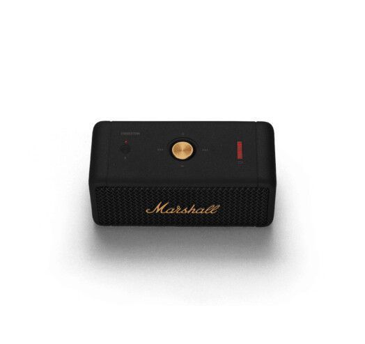 Портативна акустика Marshall Emberton (1005696) Black and Brass 264898 фото