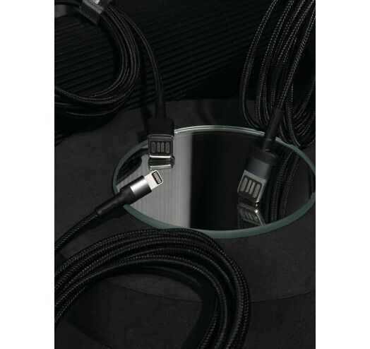 Кабель Baseus Cafule Light. SE 2.4A 1м (CALKLF-G91) Red/Black 252255 фото