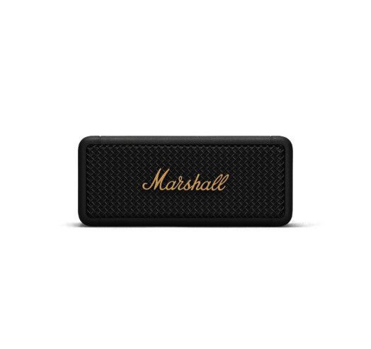 Портативна акустика Marshall Emberton (1005696) Black and Brass 264898 фото