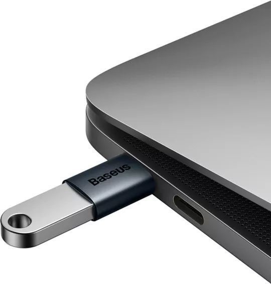 Адаптер Baseus Ingenuity Series Mini OTG Adaptor Type-C To USB-A 3.1 (ZJJQ000003) Blue 260603 фото