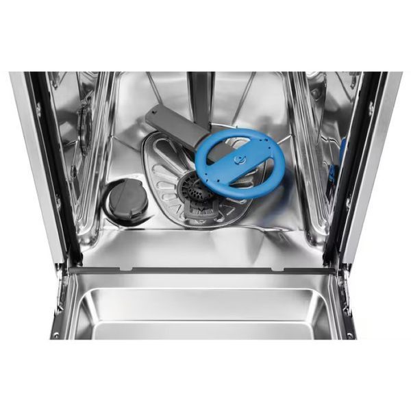 Посудомийна машина Electrolux вбудована, 10компл., Е, 45см, дисплей, інвертор, 3й кошик, чорний 398322 фото