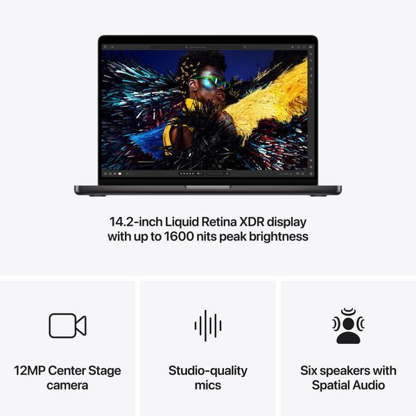 Ноутбук Apple MacBook Pro 14 14CPU/20GPU/24GB/2TB Space Black Z1FE000NM 2024 (M4 Pro) 415176 фото