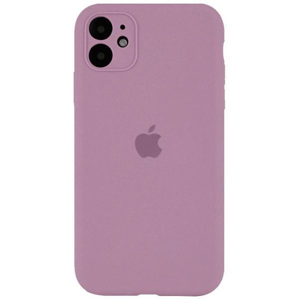 Чохол Silicone Case Full Camera Protective (AA) для Apple iPhone 12 (6.1") Ліловий / Lilac Pride 204803 фото