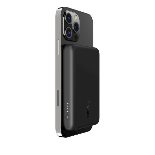 Акумулятор портативний літій-іонний Power Bank Belkin 2500мА&middot;год, 7,5Вт, MagSafe, чорний (BPD002BTBK) 368754 фото