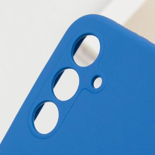 Чохол Silicone Cover Lakshmi Full Camera (AAA) для Samsung Galaxy A56 5G Темно-синій / Midnight blue 342141 фото