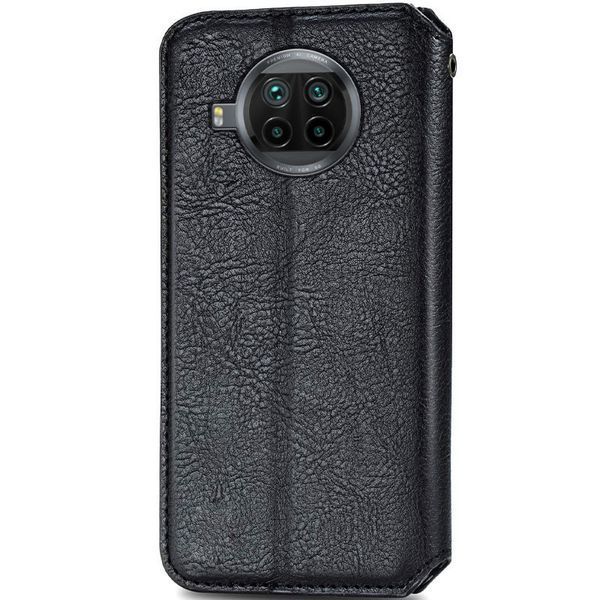 Шкіряний чохол книжка GETMAN Cubic (PU) для Xiaomi Mi 10T Lite / Redmi Note 9 Pro 5G Чорний 203322 фото