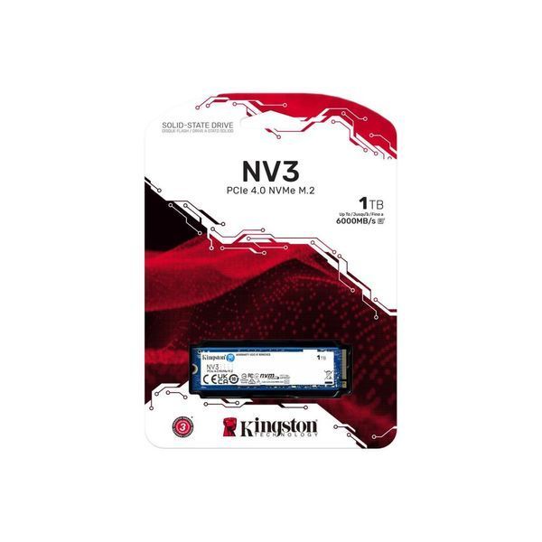 Твердотільний запам&rsquo;ятовувальний пристрій накопичувач (SSD) G4 M.2 NVME 1TB SNV3S/1000G KINGSTON 324892 фото