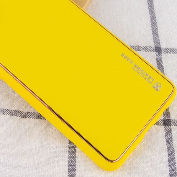Шкіряний чохол Xshield для Samsung Galaxy A50 (A505F) / A50s / A30s Жовтий / Yellow 250030 фото