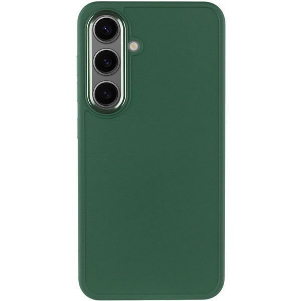TPU чохол Bonbon Metal Style для Samsung Galaxy S24+ Зелений / Army green 284995 фото