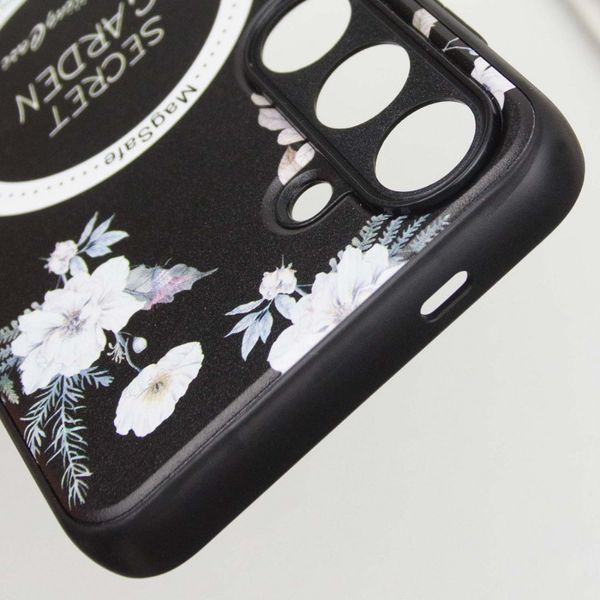 TPU+PC чохол Secret Garden with MagFit для Samsung Galaxy S23 FE Black 327088 фото