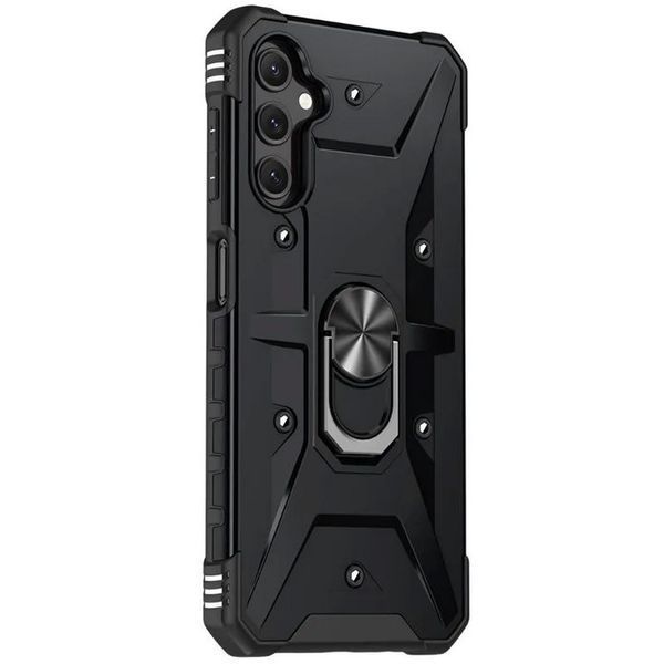 Ударостійкий чохол Pathfinder Ring для Samsung Galaxy A14 4G/5G Чорний / Black 270631 фото