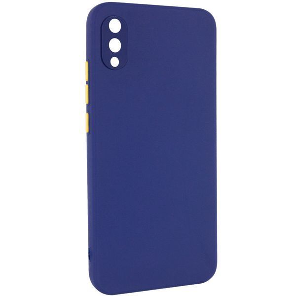 Чехол TPU Square Full Camera для Samsung Galaxy A02 Синий 211043 фото