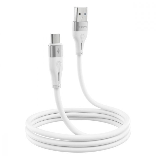 Кабель Proove Soft Silicone Micro USB 2.4A (1m) (CCSO20001302) white 340227 фото