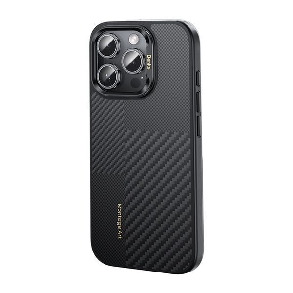 Чохол-накладка iPhone 16 Pro Benks Montage Armor Pro Kevlar Case (600D/1500D) (6948005905071) MagSafe 321526 фото