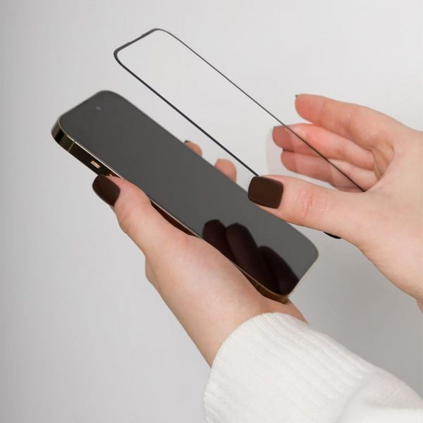 Захисне скло iPhone 12 Pro Max Proove Safe Screen (PGPSSI12PM01) black 344325 фото
