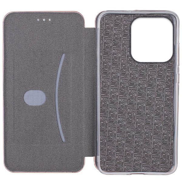 Шкіряний чохол-книжка Classy для Xiaomi Redmi Note 14 4G (Int. version) Золотий 356652 фото
