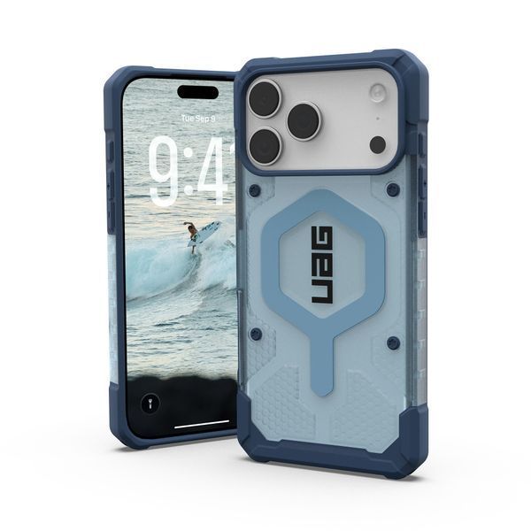Чохол-накладка iPhone 17 Pro Max Pathfinder Clear MagSafe Bundle Blues Lanyard (1145521BV03) 393810 фото