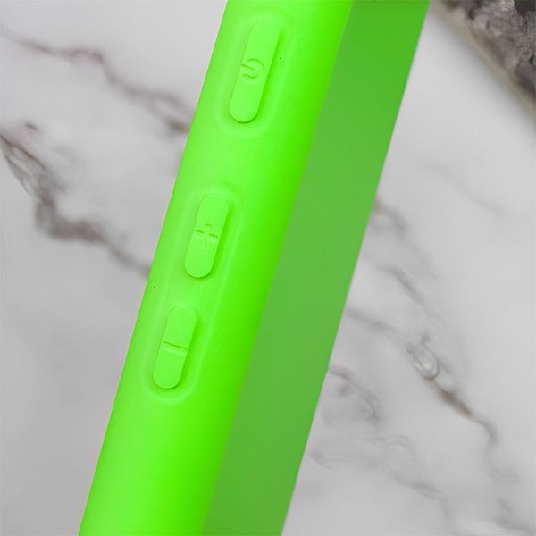 Чохол TPU GETMAN Liquid Silk Full Camera для Xiaomi Redmi Note 13 4G Салатовий / Neon Green 356753 фото