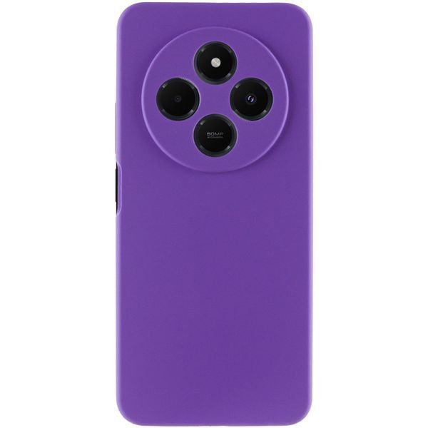 Чохол Silicone Cover Lakshmi Full Camera (AAA) для Xiaomi Redmi 14C / Poco C75 Сливовый / Purple 344551 фото