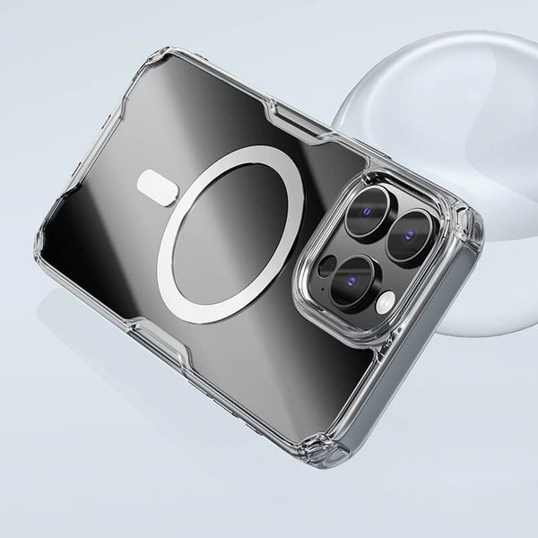 TPU чохол Nillkin Nature Pro Magnetic для Apple iPhone 16 Pro Max (6.9") Безбарвний (прозорий) 326102 фото
