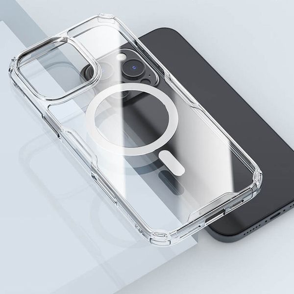 TPU чохол Nillkin Nature Pro Magnetic для Apple iPhone 16 Pro Max (6.9") Безбарвний (прозорий) 326102 фото