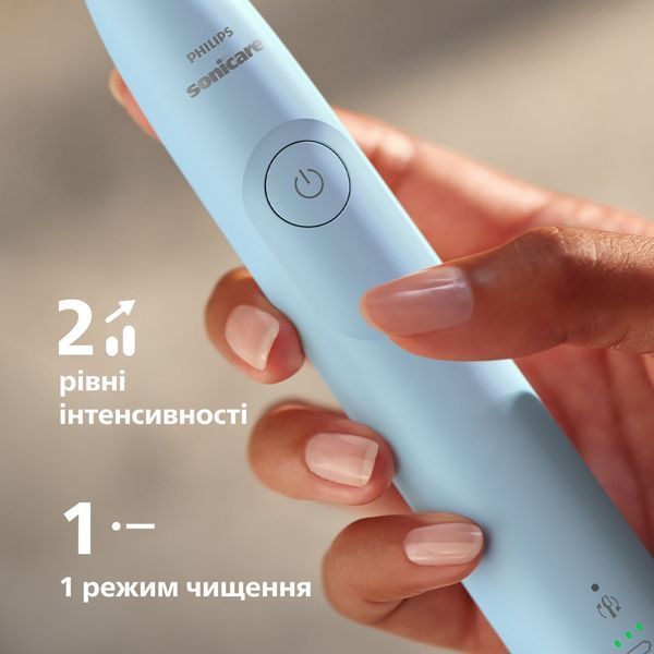 Щітка зубна електр. Philips, Sonicare 5300 Series, 62т. колив/хв, насадок-1, блакитний (HX7106/01) 369100 фото
