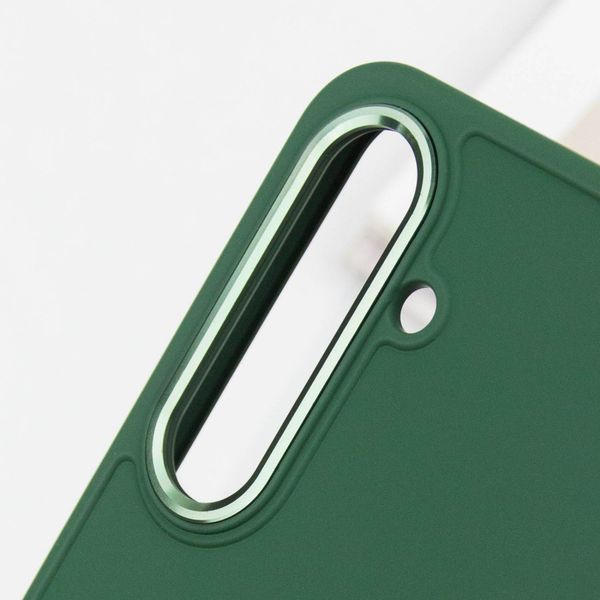 TPU чохол Bonbon Metal Style для Samsung Galaxy S24+ Зелений / Army green 284995 фото