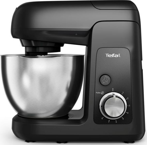 Кухонна машина Tefal Bake Partner 1100Вт, чаша-метал, корпус-пластик, насадок-6, чорний (QB522838) 371482 фото