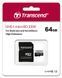 Карта пам'яті Transcend microSD 64GB C10 UHS-I U1 High Endurance (85TB) (TS64GUSD350V) 372261 фото 3
