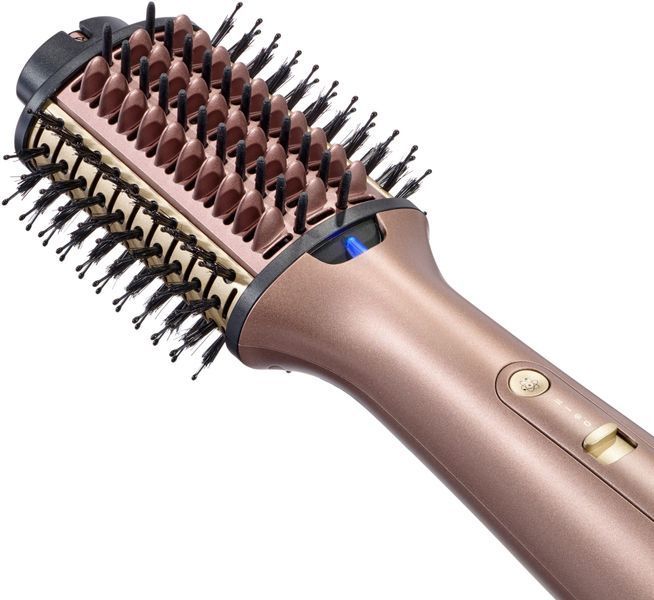 Фен-щітка Babyliss Air Power Volume, 1000Вт, 2 режими, дифузор, іоніз-я, хол. обдув, кераміка, рожевий (AS95E) 366184 фото