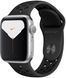 Смарт-годинник Apple Watch Series 5 40mm Nike GPS Aluminum Silver Case Pure Platinum/Black Nike Sport Band (MX3R2) 135141 фото 1