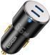 Автомобільний Зарядний пристрій Essager City Dual Type-C Car Charger 66W (ECC2C-FF01) Black 315315 фото 1