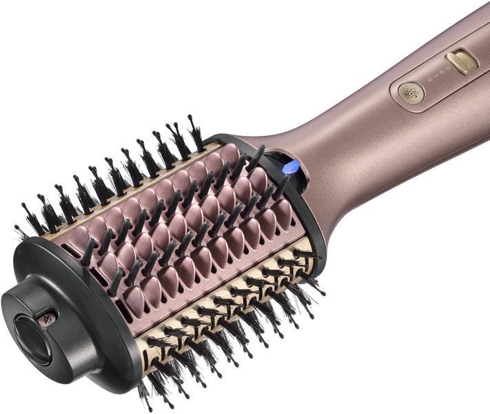 Фен-щітка Babyliss Air Power Volume, 1000Вт, 2 режими, дифузор, іоніз-я, хол. обдув, кераміка, рожевий (AS95E) 366184 фото