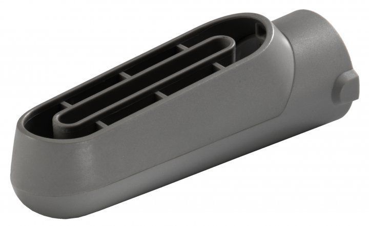 Фен-щітка Babyliss, 1000Вт, 2 режими, іоніз-я, хол. обдув, кераміка, сірий (AS136E) 367382 фото