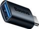 Адаптер Baseus Ingenuity Series Mini OTG Adaptor Type-C To USB-A 3.1 (ZJJQ000003) Blue 260603 фото 1