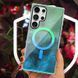 Чохол TPU Shiny Mountain (MagFit) для Samsung Galaxy S25 Ultra Green / Blue 377632 фото 5