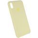 Чохол-накладка iPhone XS Max Apple AAA Silicone case Mellow Yellow 129200 фото 4
