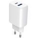Зарядний Пристрій Proove Silicone Power 2 30W (Type-C + USB) + Cable Type-C to Type-C (1m) (WCSP23011001) black 380684 фото 6