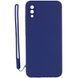 Чехол TPU Square Full Camera для Samsung Galaxy A02 Синий 211043 фото 4