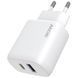Зарядний Пристрій Proove Silicone Power 2 30W (Type-C + USB) + Cable Type-C to Type-C (1m) (WCSP23011001) black 380684 фото 7