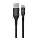 Кабель Proove Braided Scout Micro USB 2.4A (1m) (CCBS20001301) Black 286726 фото 1