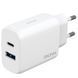 Зарядний Пристрій Proove Silicone Power 2 30W (Type-C + USB) + Cable Type-C to Type-C (1m) (WCSP23011001) black 380684 фото 8
