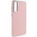 TPU чохол Bonbon Metal Style для Samsung Galaxy S23 Рожевий / Light pink 264762 фото 1
