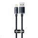 Кабель Baseus Crystal Shine Series Fast Charging Data USB кабель USB To IP 2.4A 2m (CAJY000101) Black 255223 фото 2