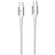 Кабель Proove WireX Type-C to Type-C 60W (1m) white (CCWX60002202) 388072 фото 1