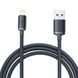 Кабель Baseus Crystal Shine Series Fast Charging Data USB кабель USB To IP 2.4A 2m (CAJY000101) Black 255223 фото 1